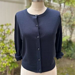 Tory Burch long sleeve crewneck cardigan